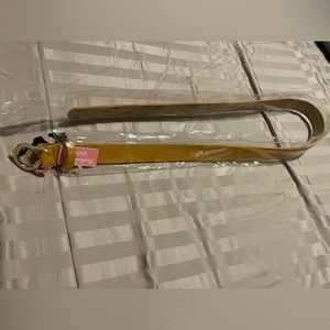 Mustard Belt NWT Fits up to 10/12 adults